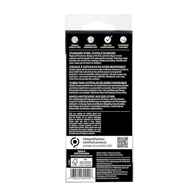 Tweezerman Cuticle Scissors (Stainless Steel)