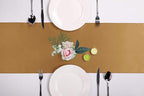 10-Pack Satin Table Runner Old Gold 12 x 108 inches Long, Table Runners - Image 2