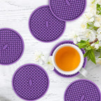 ME.FAN Silicone Coasters Thickened Drink Coasters - Image 2