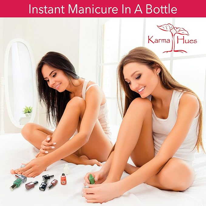 Karma Organic Natural Nail Polish-Non-Toxic Nail Art, Vegan and Cruelty-Free Nail Paint (Farmer's Market Berries)