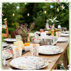 250 Pcs Wildflower Party Decorations Include Spring Summer Floral Paper Plates - Image 6