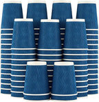 Lamosi 4 Pack 8oz Ripple Disposable Insulated Cups by BuyNow