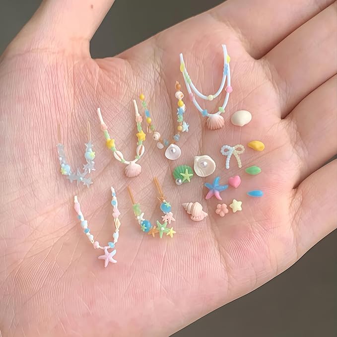 3D Shell Nail Art Molds Summer Beach Design, Silicone Nails Tool Y2k Decoration