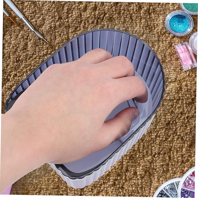 Veemoon Nail Soaking Bowl for Gel Polish Removal Nail Tech Supplies Manicure Spa Tool