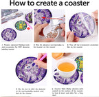 nekpiahu 8Pcs Diamond Painting Coasters - Image 7