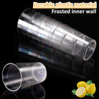 Meanplan 12 Pack Plastic Reusable Drinking Glasses Restaurant Grade 8 oz - Image 4