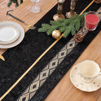 Table Runner, Velvet Sequin Luxury Runner - Image 3
