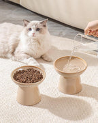 vancasso Ceramic Elevated Cat Bowls 2-Pack - Image 9