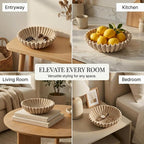 OAKOA Large Decorative Bowl for Home Decor - Image 4