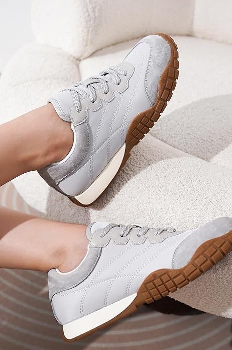 Project Cloud Sneakers for Women - Lightweight with Memory Foam Insole Womens Sneakers - Walking Shoes Women Footwear - Womens Shoes (Donna Hitop)