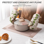Placemats Set of 6 Washable Indoor | Outdoor Vinyl Place Mats - Image 4