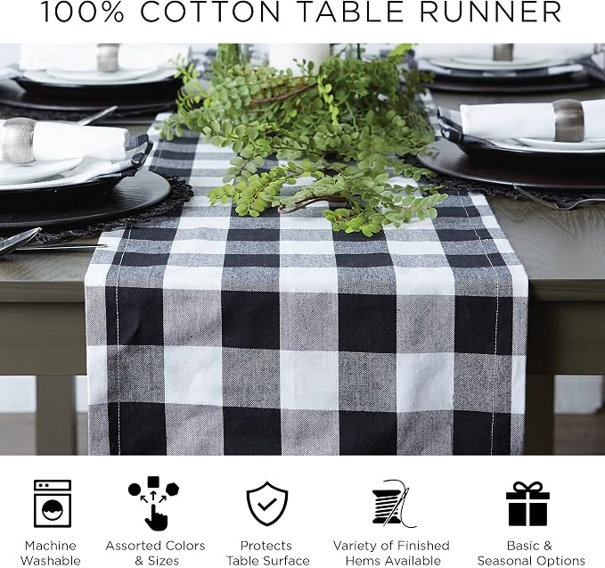 DII Variegated Tabletop Collection, Table Runner3x108 - Image 8