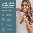 NOVA CERAMICS Grapefruit 12oz Travel Mug - Image 2