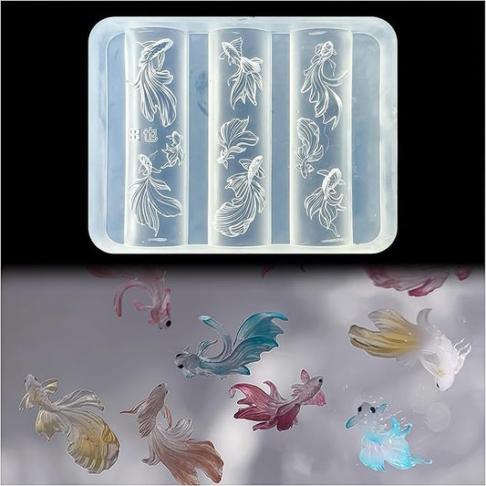 3D Fish Nail Art Molds Design, Silicone Nails Tool