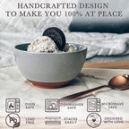 Mora Ceramic Small Dessert Bowls - 16oz - Image 4