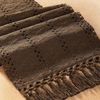 Boho Table Runner Summer Farmhouse Rustic Dining Dresser Scarf Home Decor | - Image 2