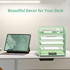 5 Trays Paper Organizer Letter Tray - Image 5