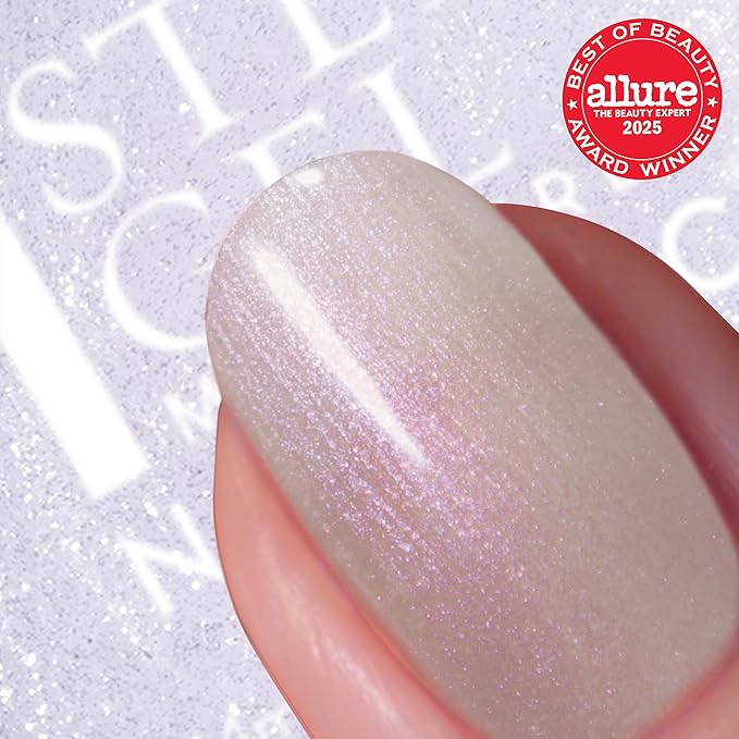 Nails Inc It's Topless Gel-Like Nail Polish, 4-in-1 Base Coat, Treatment, Color & Top Coat, Long Lasting, Strong, Chip Free Nails, Glossy Salon Quality Manicure, Air Dry Nail Polish, Halle, 0.47 Fl Oz