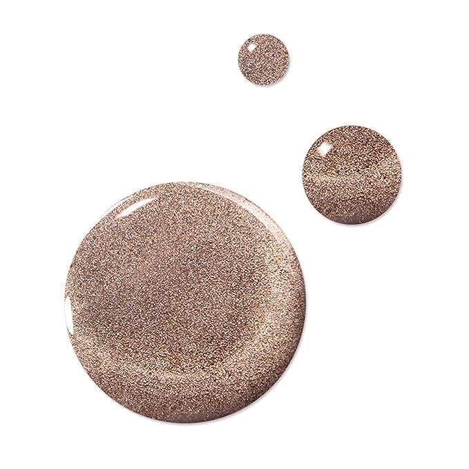 LONDONTOWN lakur Nail Polish - Chip-Resistant, Non-Toxic, Conditions & Hydrates Nails | Glittery Metallic Nude Shimmer, Sugarcane, .40 fl oz