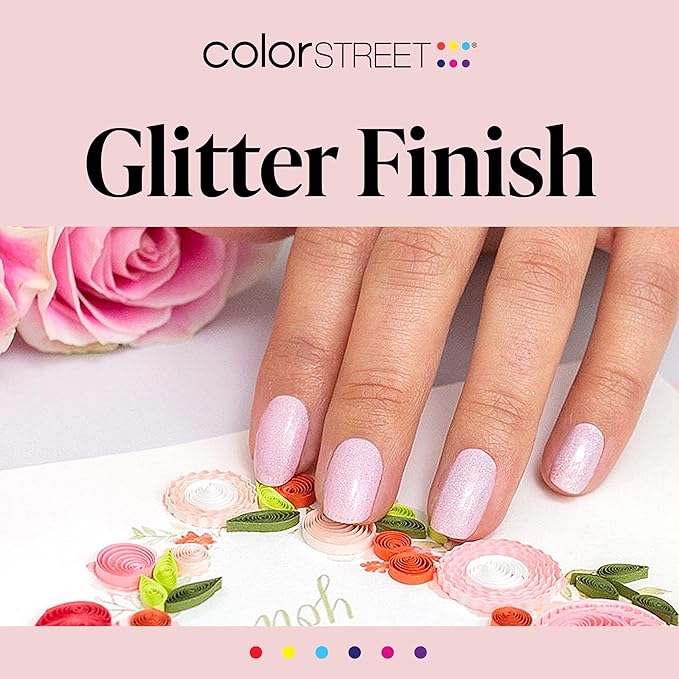 Color Street Blushing in Flushing Nail Strips