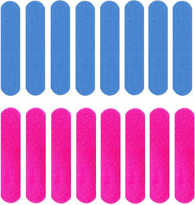 Mini Nail Files Bulk, 100 Pack 3.4 Inches Disposable Double Sided Emery Boards Manicure Pedicure Tools(10034)