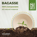12oz Compostable Paper Bowls Disposable Round Natural Cereal Bowl, Biodegradable - Image 7