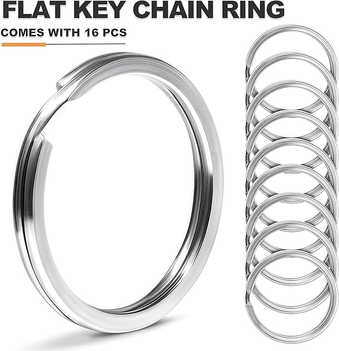 16-Piece Bulk Nail Clippers with Keychain Ring | Stainless Steel Travel Small Toenail Clippers Mini Fingernail Clippers for Men, Women, Gifts, Homeless Care Supplies