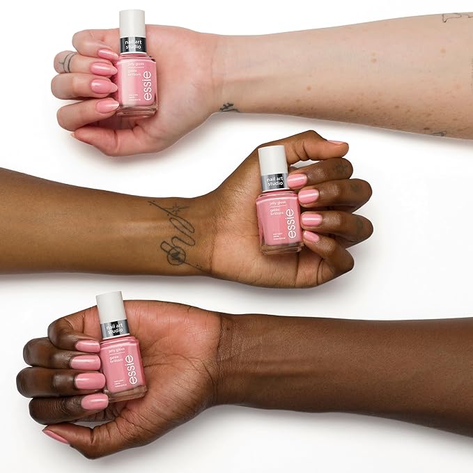 essie Nail Art Studio Jelly Gloss Polish, Vegan, Sheer Pink Nail Polish, Blush Jelly, 0.46 Fl Oz