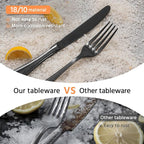 18/10 Stainless Steel Silverware Set - Image 8