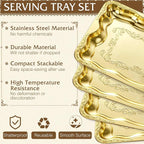 FoldTier 4 Pack Serving Trays Set - Image 4