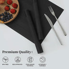 Leetaltree Black Frame Placemats Set of 12 - Image 2
