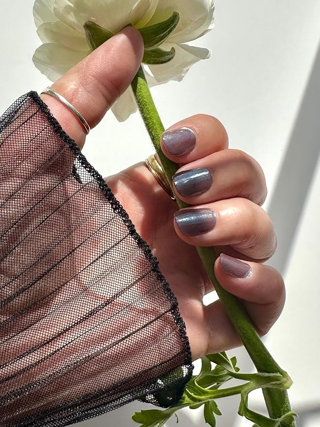 NOVA, Female Founded, Semi Cured Gel Nail Strips (Dark Horse) - The 10 Minute Manicure. Salon-Quality, Works w/Any Lamp, Easy to Apply - Incl. Nail File & Stick (Dark Horse)