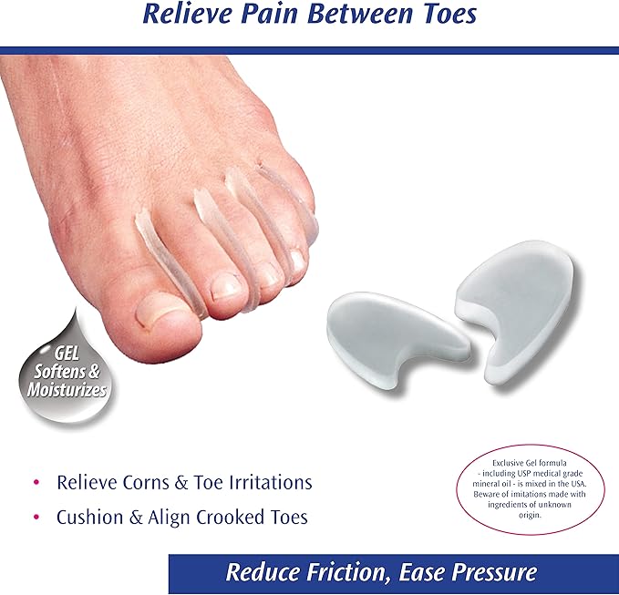 Pedifix Visco-gel Toe Separators, 2 - Count (Pack of 2)