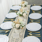 100 Pieces White Plastic Plates - Image 7