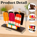 Ice Cream Decor Wood Napkin Holder - Image 2