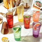 Plastic Drinking Glasses 8PCS, 19oz Reusable Kitchen Cups | Unbreakable - Image 3