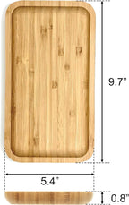 Bam&Boo Bamboo Serving Tray Natural Minimalist Rectangular Coffee, Decor - Image 6