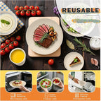 Wheat Straw Dinnerware Sets for 8, Kitchen Dish Set - Image 6