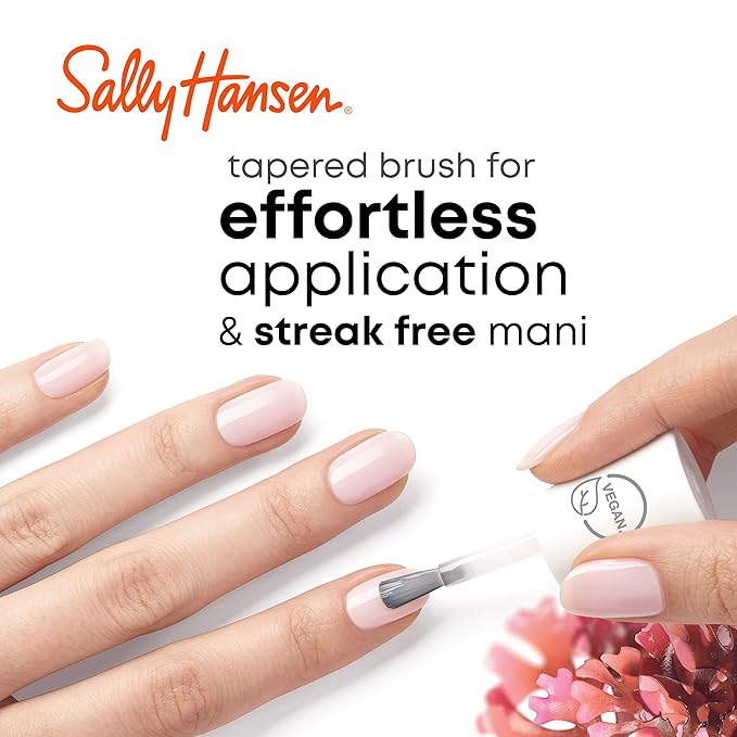 Sally Hansen Good. Kind. Pure. Nail Polish | Plant-Based, Vegan, 16-Free Formula | Opaque, Shiny | 224 Rose to the Occasion | Mauve Pink Nail Color