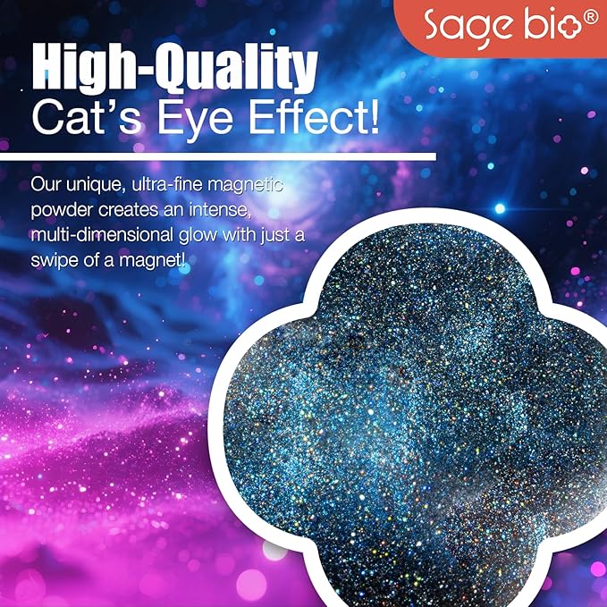 Cat Eye Gel Nail Polish, 15ml Magnetic Gel, High-Gloss, Long-Lasting, Magnetic Stick for DIY Manicures, 3D Effect, Rich & Vibrant Colors, 03