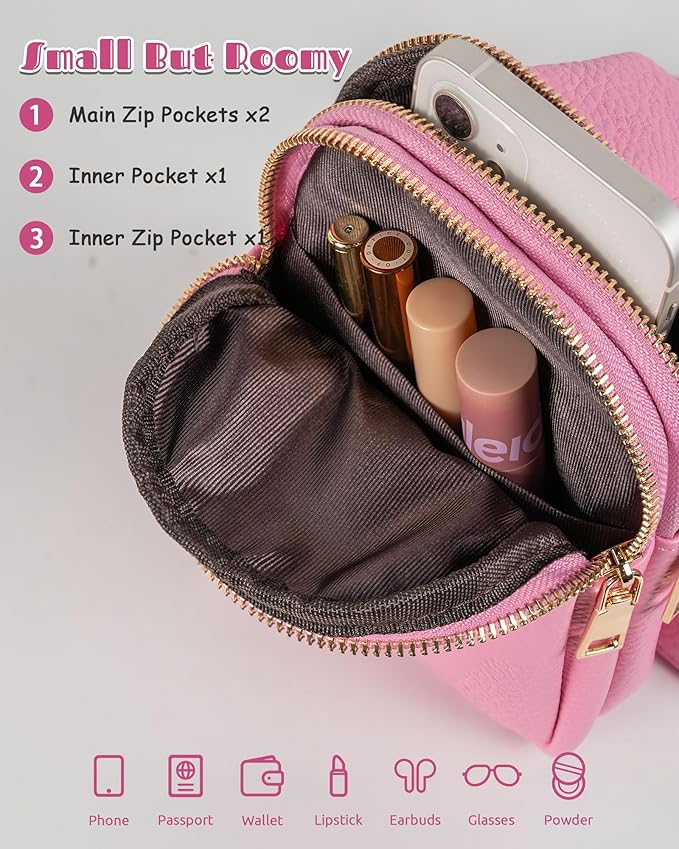 Birthday Gifts for Daughter Granddaughter, Personalized Crossbody Bags with Initial Letters, Teen Girl Gifts Trendy Stuff, Mini Lightweight Sling Purse, Gifts for Her, Gifts for Teen Girls
