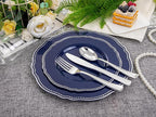 60pcs Blue Plastic Plates - Image 8