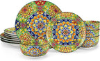 vancasso 12 Pieces Dinnerware Sets, Porcelain Dishes Set by vancasso