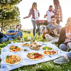 Vplus 100% Compostable Oval Paper Plates 12 inch 125 Pack, Disposable Paper - Image 7