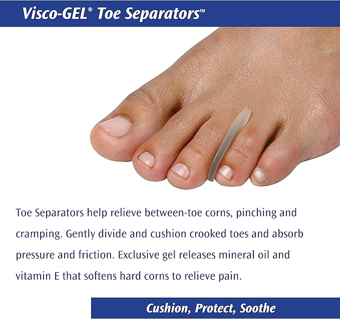 Pedifix Visco-gel Toe Separators, 1 Count