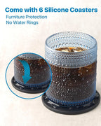 Hobnail Drinking Glasses Set of 12 - Image 2
