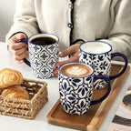 HASENSE Coffee Mugs Set of 6, 16OZ Ceramic Coffee Mugs - Image 7