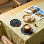 Dragon Coasters Leather Round Drink Coasters 6 Pcs Set - Image 5