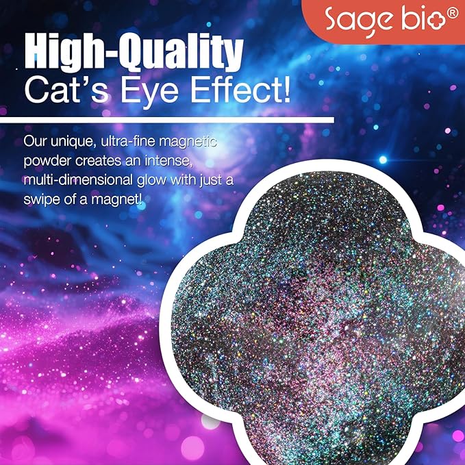 Cat Eye Gel Nail Polish, 15ml Magnetic Gel, High-Gloss, Long-Lasting, Magnetic Stick for DIY Manicures, 3D Effect, Rich & Vibrant Colors, 01