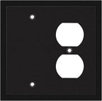 Modern Edge Decorative Wall Plate Switch Plate Outlet Cover, Durable Solid Zinc by HenneBery
